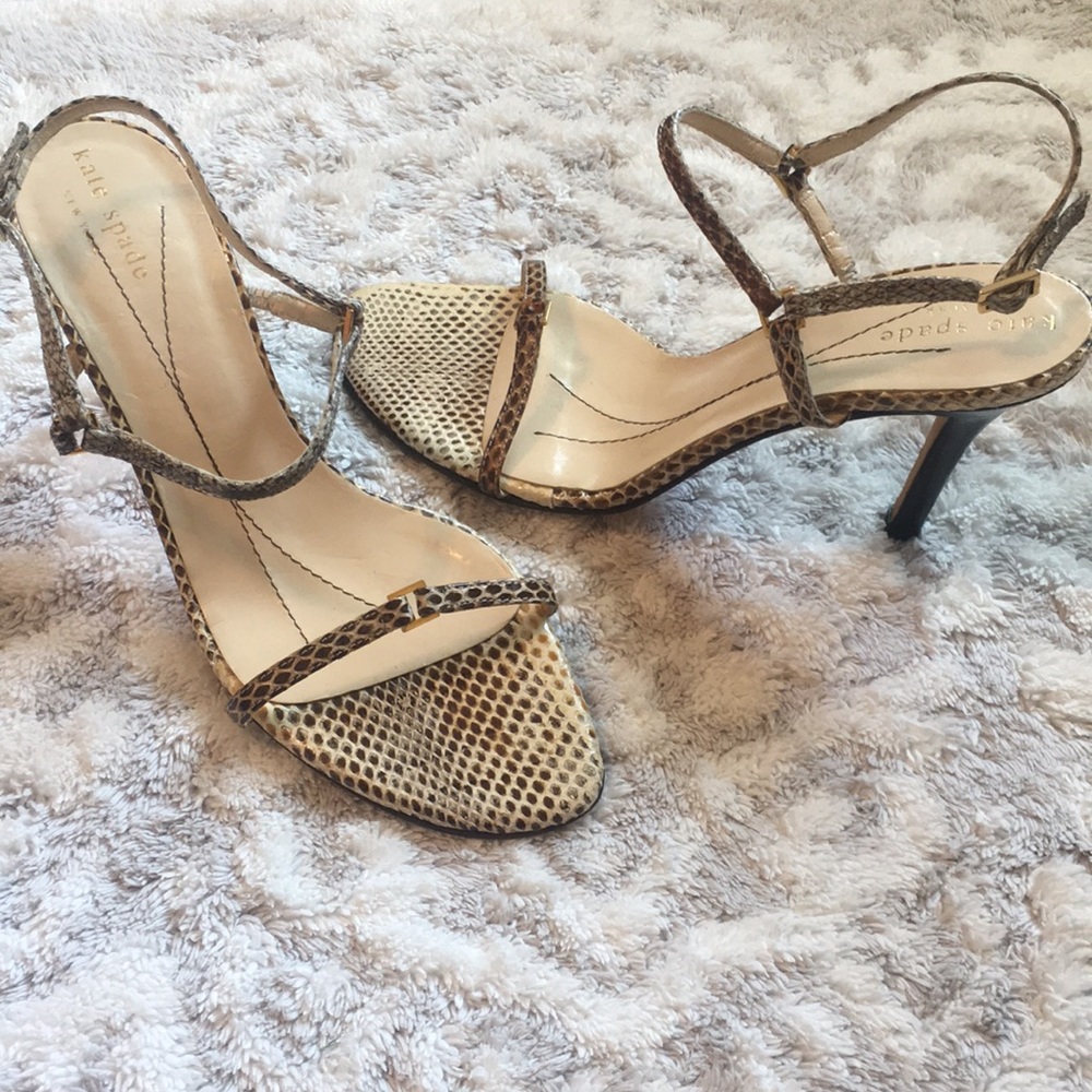Kate Spade Snakeskin Heels